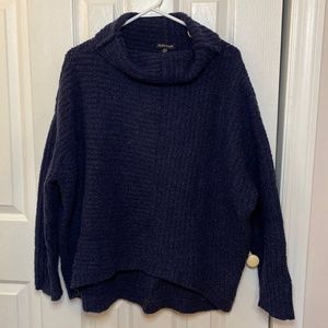 Woman’s Eileen Fisher Navy Wool & Cashmere Sweater